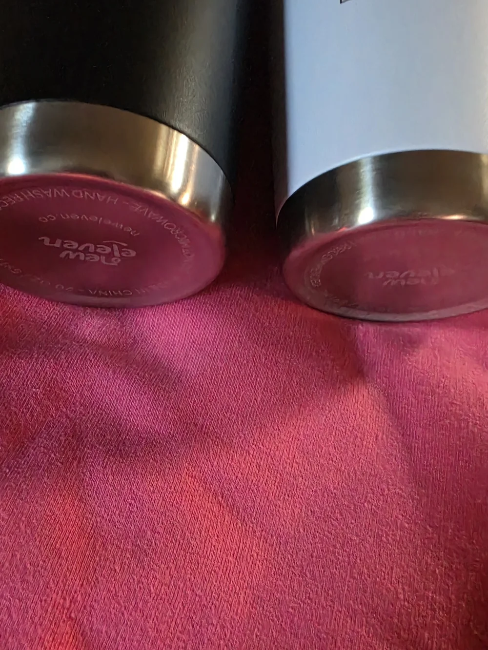 Hubby & Wifey Stainless Steel Tumbler Set - Black & White